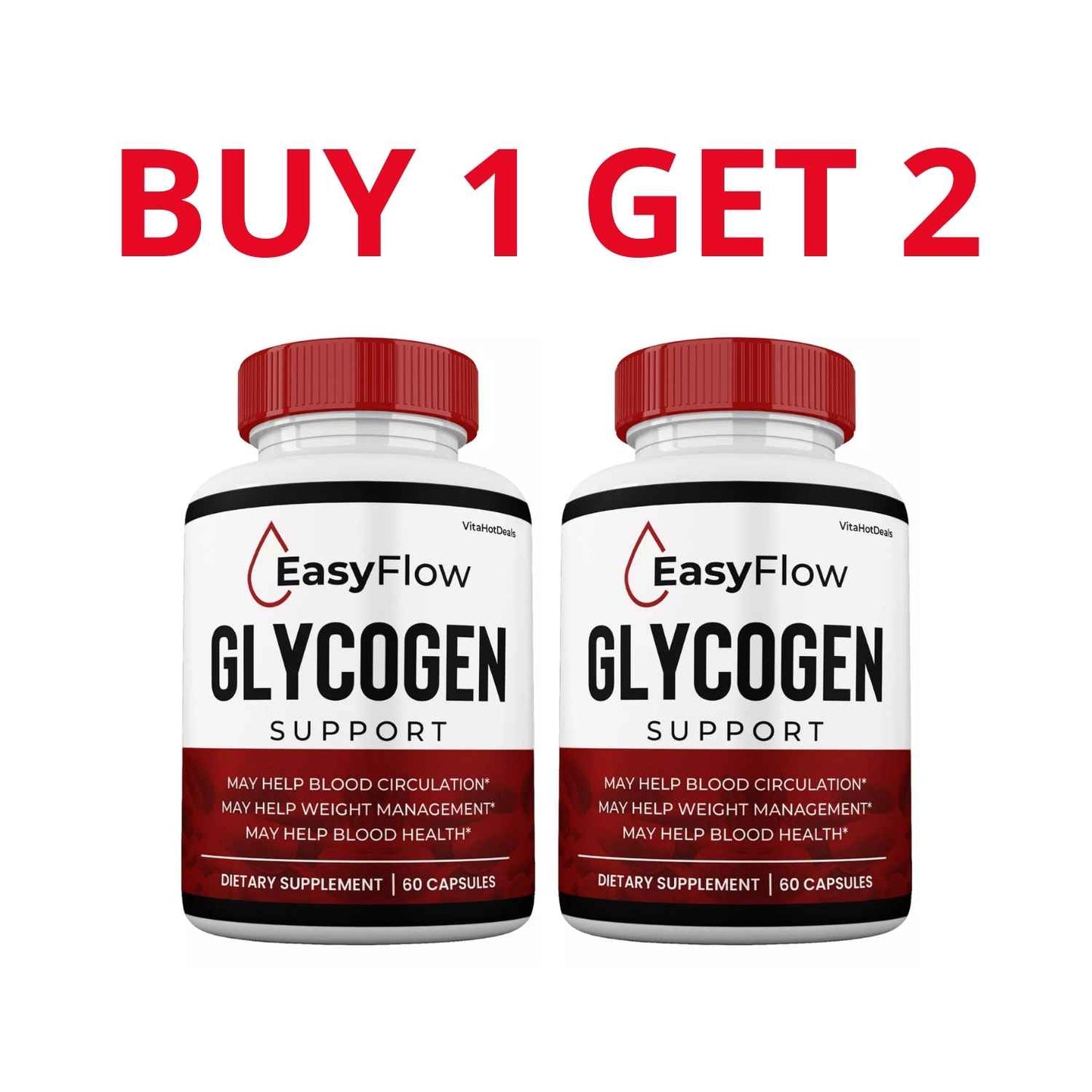 Glycogen 60 Capsules - Health And Well-Being + Free Shipping